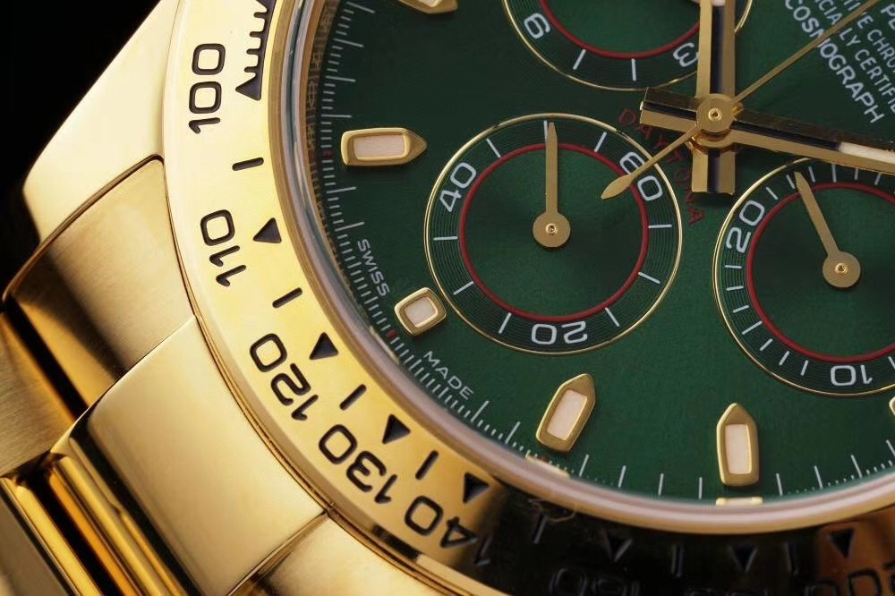 N廠Rolex勞力士Cosmograph Daytona宇宙計型迪通拿m116508-0013綠金迪復刻表