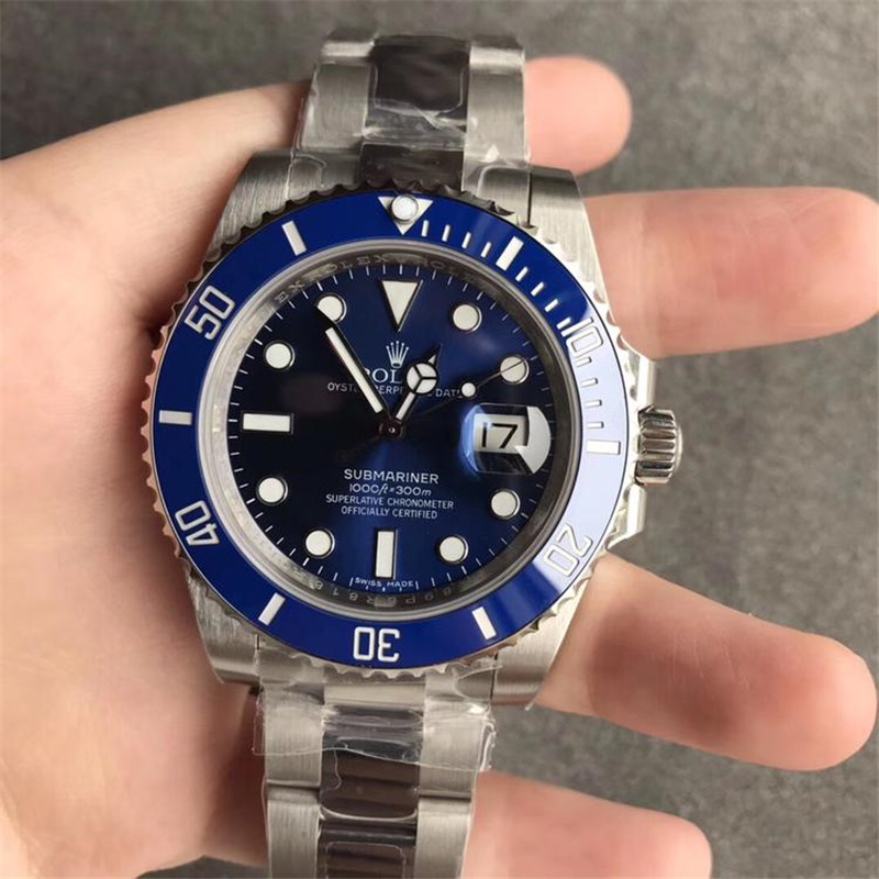 N廠Rolex勞力士Submariner潛航者M116619LB-0001藍水鬼復刻表