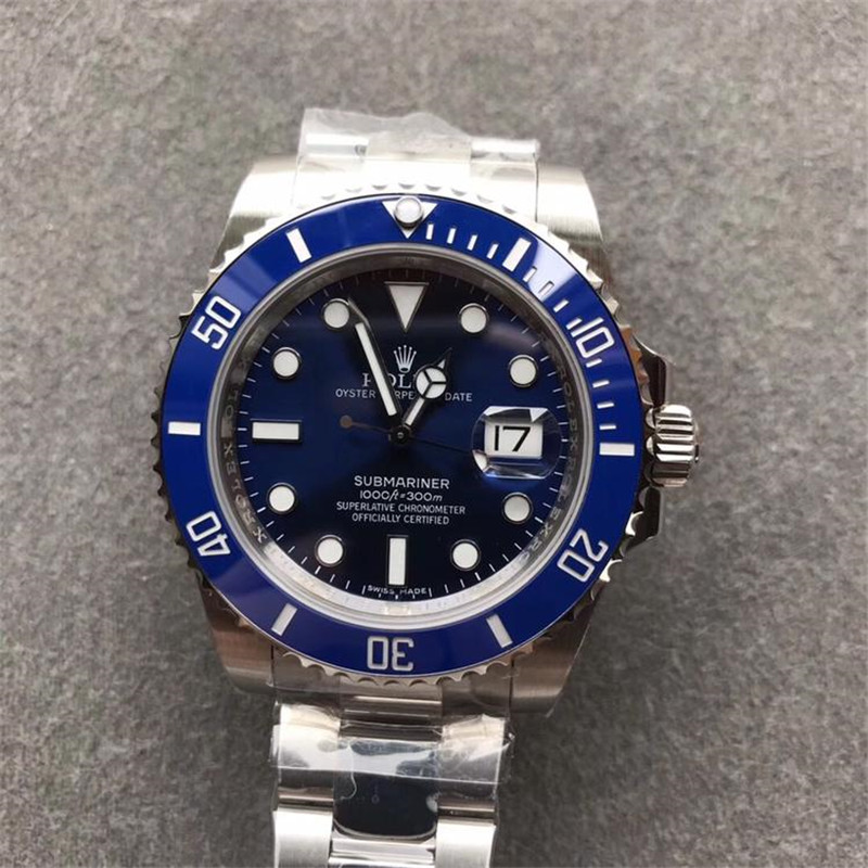 N廠Rolex勞力士Submariner潛航者M116619LB-0001藍水鬼復刻表