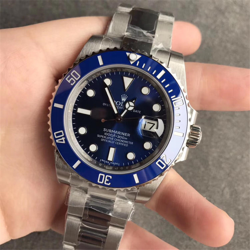 N廠Rolex勞力士Submariner潛航者M116619LB-0001藍水鬼復刻表