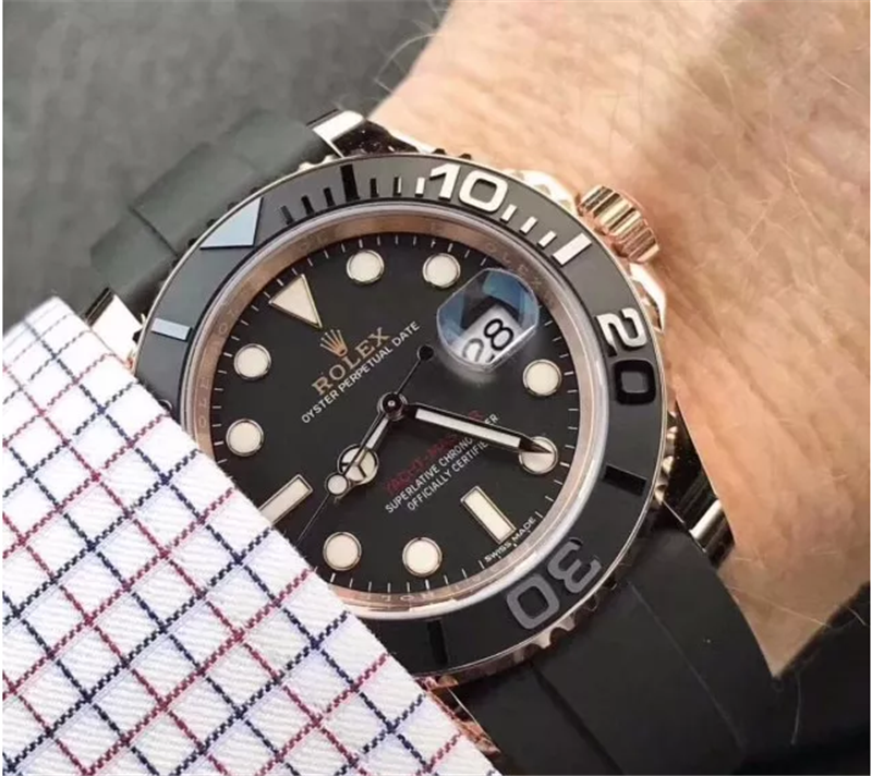 N廠Rolex勞力士游艇名仕型116655-Oysterflex bracelet金游艇復刻表