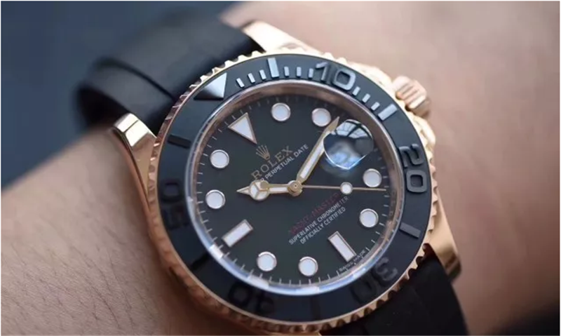 N廠Rolex勞力士游艇名仕型116655-Oysterflex bracelet金游艇復刻表