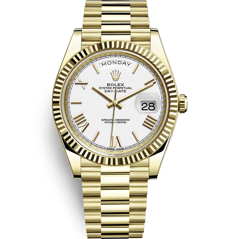 N廠Rolex勞力士DAY-DATE星期日歷型m228238-0042白盤羅馬字釘復刻表