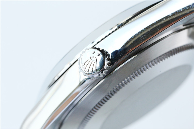 N廠Rolex勞力士41mm日志型黑盤鉆釘光圈五銖鏈復刻表