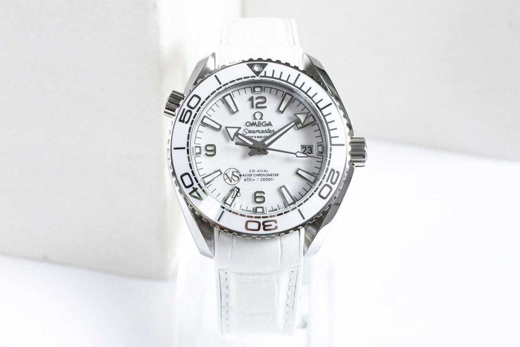 VS廠歐米茄海洋宇宙600米女款白色39.5MM復刻腕表-VS廠新品推薦
