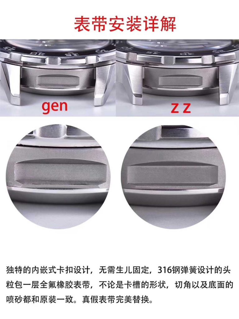 ZZ廠萬國海洋計時四分之一黃復刻腕表對比正品腕表究竟如何
