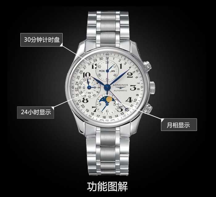 GS廠浪琴月相八針復雜功能復刻表怎么樣
