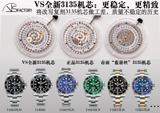 VS廠勞力士3135與3235機芯如何