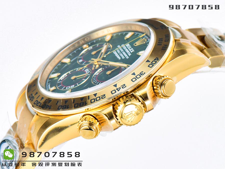 CleaN廠C廠勞力士綠金迪復刻腕表質量評測-C廠迪通拿m116508-0013手表如何