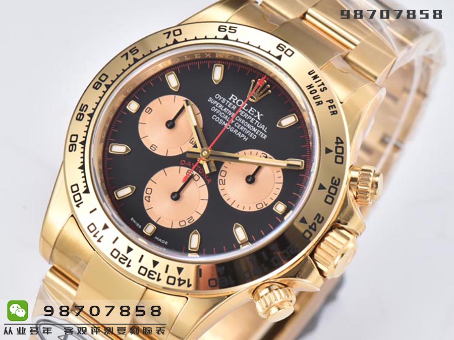 CleaN廠C廠勞力士紅針金迪復刻腕表細節評測-C廠迪通拿M116508-0009手表